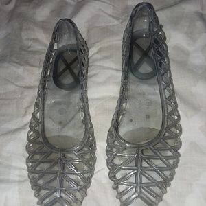 Jelly transparent shoes